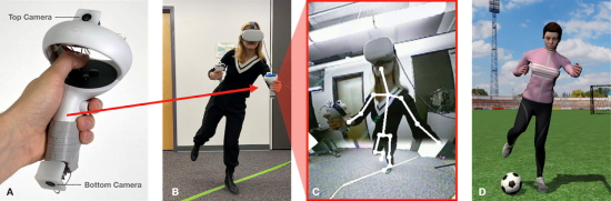 ControllerPose tracks your legs and lets you see them in VR, enhancing ...
